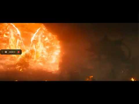 heisei burning Godzilla vs legendary burning Godzilla |movie scene battle|