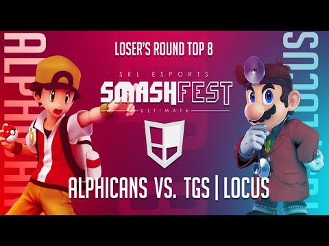 Alphicans (Pokemon Trainer) vs Locus (Dr. Mario, Ridley, Ryu) - Top 8 - Losers R1 - SKL Smashfest 5