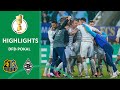 Lucky-Punch in der Nachspielzeit | 1. FC Saarbrücken - M'gladbach 2:1| Highlights | DFB-Pokal 23/24