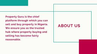 Sell Property in Nigeria