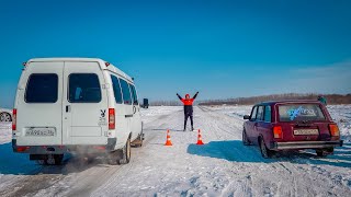 Эффектное появление Газели на гонках. САМАЯ БЫСТРАЯ МАШИНА СССР
