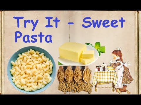 Try It - Sweet Pasta / Book of recipes / Bon Appetit