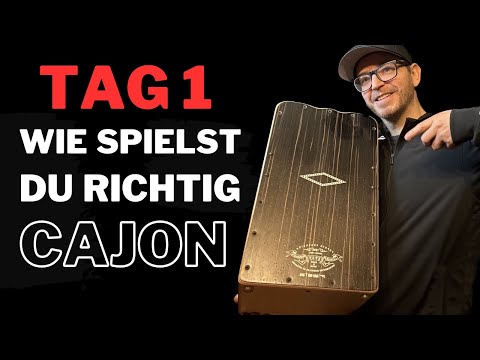 Cajon Lernen: So spielst Du richtig Cajon Anfänger#1