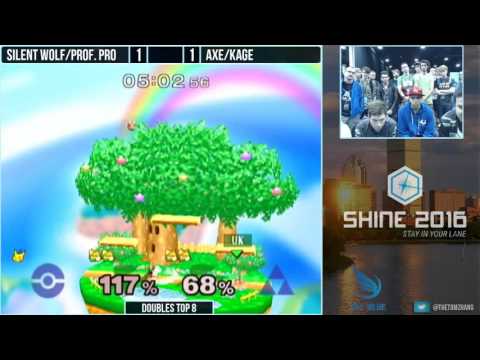 Shine 2016 Doubles - Silent Wolf/Professor Pro vs Axe/Kage Losers Round 5
