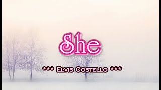 She - Elvis Costello (KARAOKE VERSION)