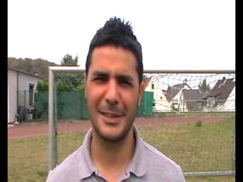 1.Spieltag (09/10) SV Ahlem vs SF Anderten (1/4) Trainer vor dem Spiel