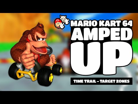 Mario Kart 64: Amped Up (v2.95) - Time Trail Target Zones | Mario Kart 64 Amped Up #mariokart