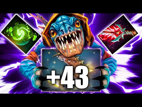 +43 Permanent Agility Stacks🔥🔥Slark 34Kills Bloodthorn + Refresher Orb Builds | Dota 2