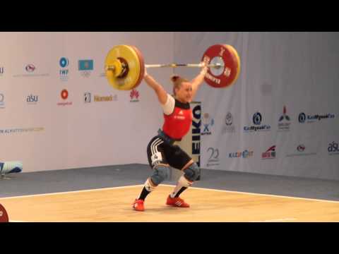 Almaty 2014 Women 63 kg Yuliya Kalina Snatch 108 kg