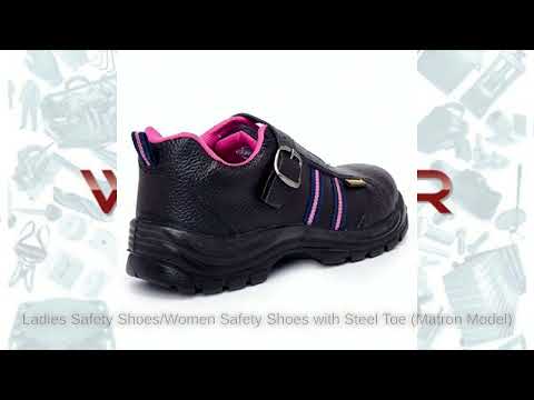 Emperor leather ladies industrial safety shoes