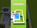 ️ Better LUXURY POOL In Minecraft Shorts Minecraft