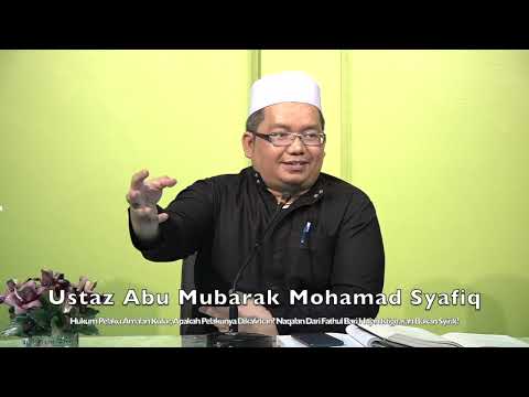 20220704 Ustaz Abu Mubarak : Hukum Pelaku Amalan Kufur, Naqalan Dari Fathul Bari Hujah Istighasah?