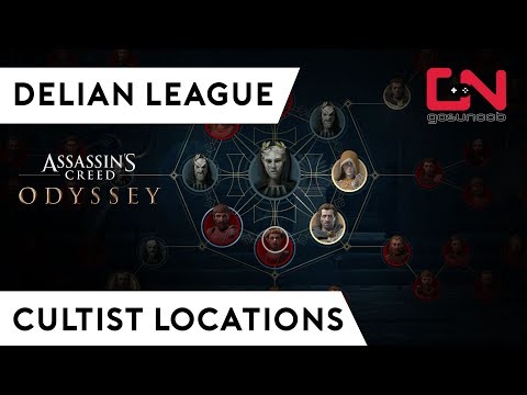 Assassin's Creed Odyssey - Delian League Cult of Kosmos - Cultist Locations