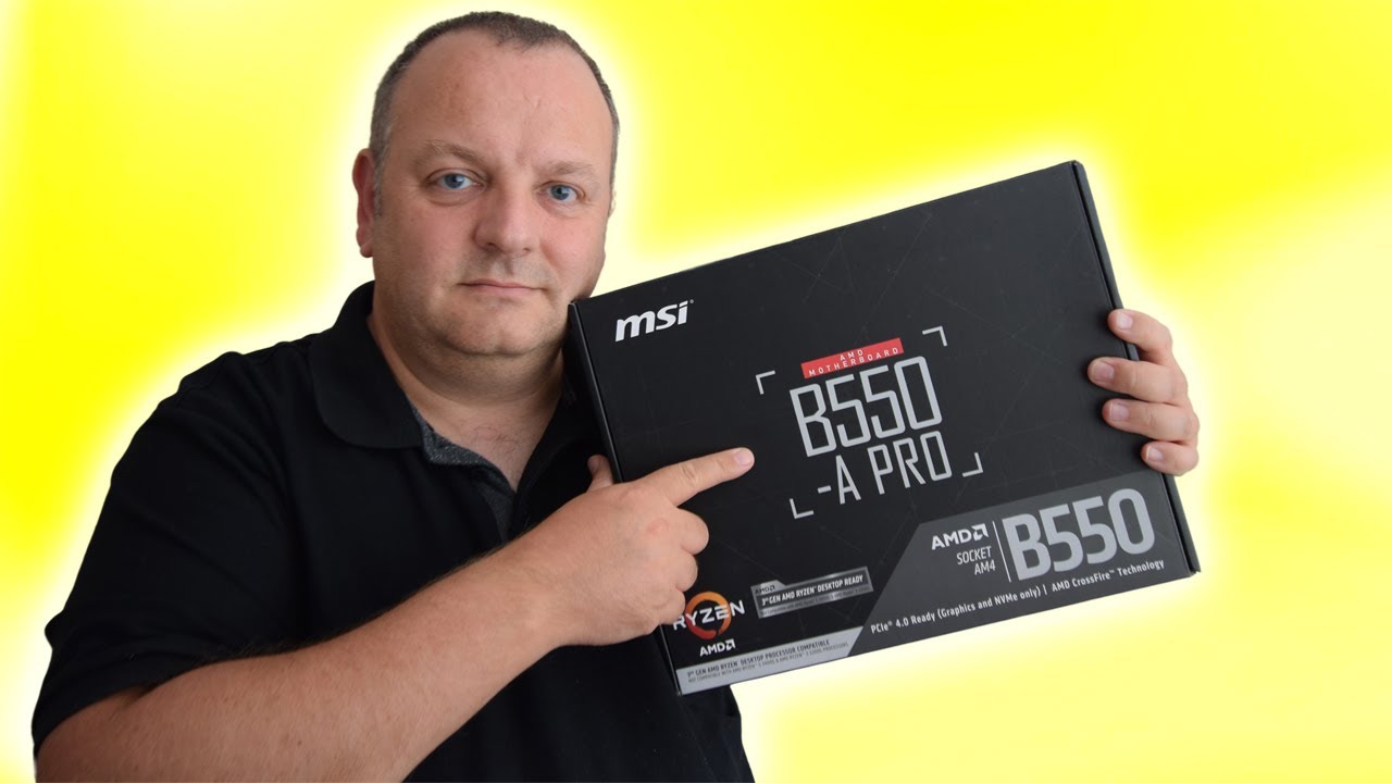 Материнская плата MSI B550-A PRO Soc-AM4 AMD B550 4xDDR4 ATX AC`97 8ch(7.1) GbLAN RAID+HDMI+DP