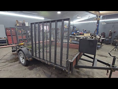 Building a trailer ramp and adding to the side of a trailer