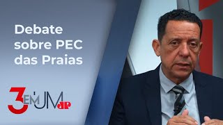 Trindade explica sobre faixa que pertence à Marinha no litoral brasileiro