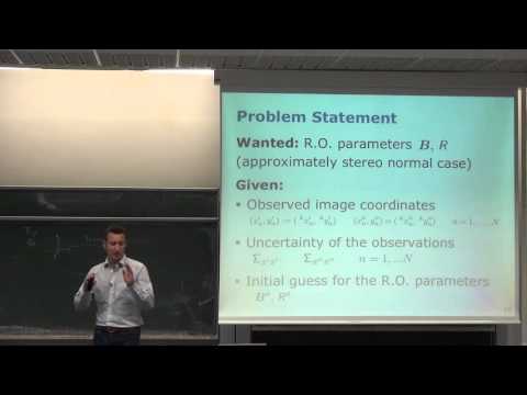 Photogrammetry II - 05 - Iterative Solution for the Relative Orientation (2015/16)