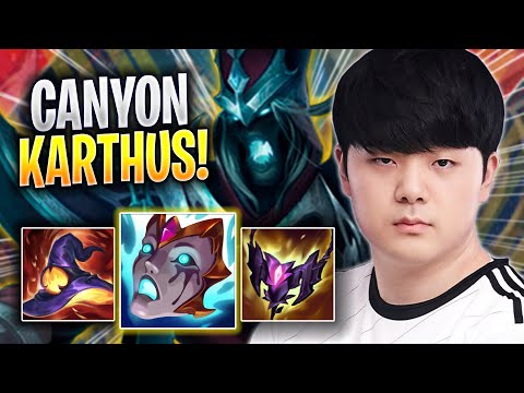 CANYON IS SO GOOD WITH KARTHUS! - DK Canyon Plays Karthus JUNGLE vs Lee Sin! | Season 2023