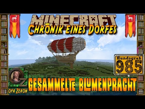 Minecraft #985 -Chronik eines Dorfes- Gesammelte  Blumenpracht  [HD+Deutsch]