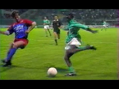 ASSE 1-1 Caen - 12e journée de D1 1988-1989