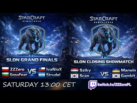 2v2 SLON Grand Finals + Showmatch with Scan - Starcraft Broodwar