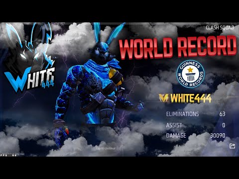 WHITE444 FULL GAMEPLAY 1VS6 l WORLD RECORD 63 KILL 👑