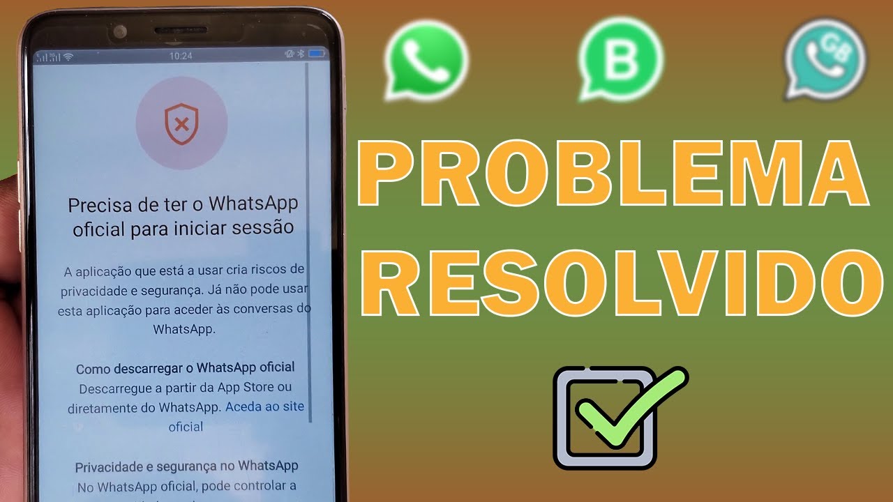 WhatsApp Banido Pedindo Versão Oficial! Solução Permanente! 📱🚫 URGENTE