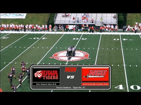 NGU Football 2016 - North Greenville vs. West Alabama