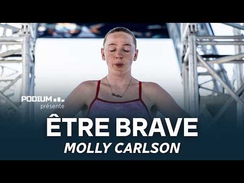 Molly Carlson : Être brave, la mission de la vedette du plongeon de haut vol | Podium