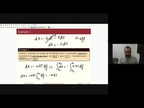 Funções auxiliares e potencial químico - Vídeo 2 - Espontaneidade, Energia de Helmholtz e Gibbs