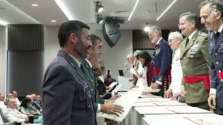 Su Majestad el Rey presidió la clausura del XXVII Curso de Estado Mayor de la Escuela Superior de las Fuerzas Armadas
