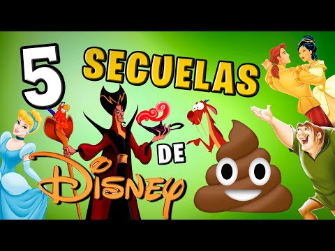 5 secuelas DISNEY de 💩