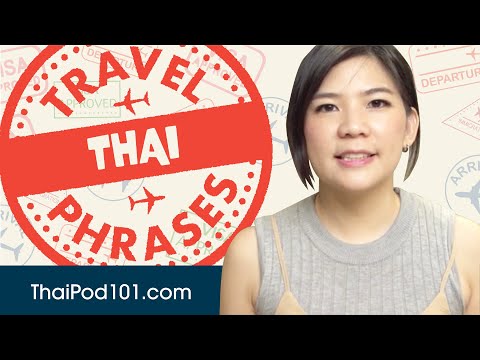 All Travel Phrases You Need in Thai! Learn Thai in 30 Minutes!