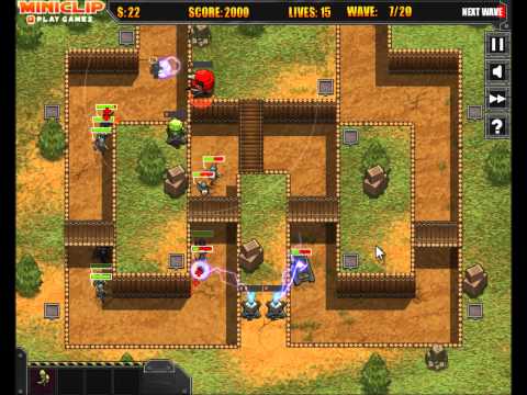 Commando Defense - Flash Game - Gameplay