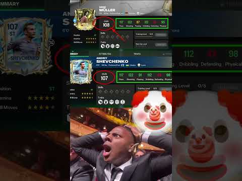 🤡EASPORTS🤡 108 MULLER vs 107 SHEVCHENKO || TOTS SHEVCHENKO vs MULLER FCMOBILE #tots25 #fcmobile25