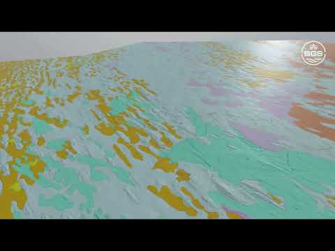 BGS Seabed Geology map of offshore Anglesey