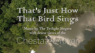 That&#39;s Just How That Bird Sings - The Twilight Singers and drone views of Chestatee River in Georgia