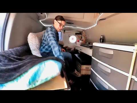Living in a Cargo Van with a NO BUILD BUILD