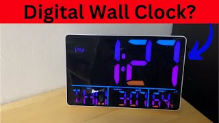 Honest Review of the PERSUPER 13" Large Digital Wall Clock