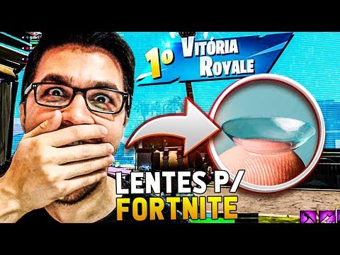 COLOQUEI LENTES PRA JOGAR FORTNITE MELHOR! SERÁ QUE FUNCIONOU? Ft Gelli Clash