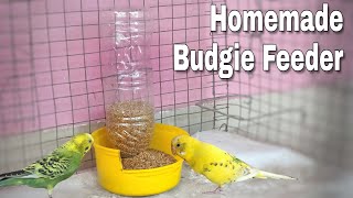 Homemade Budgie Feeder| Water bottle Bird&#39;s Feeder - DIY | How to Make | CrazyF India