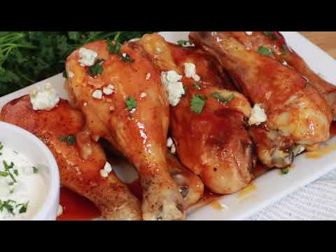 Buffalo Chicken Drumsticks - The Carefree Kitchen