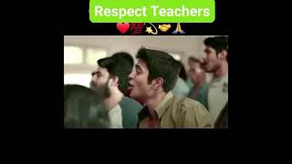 Respect teachers