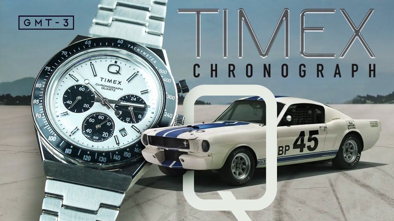 TIMEX Q Chronograph - O Sucesso da TIMEX Chegou no Brasil!