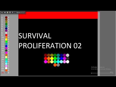 Survival Proliferation 02 | 26 colors | Marble Race in Algodoo