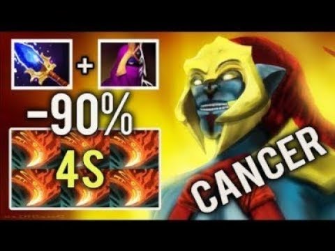 ⚡️ Huskar by NEW SECRET's CARRY Ace ⚡️ CANCER BUILD 4s Ulti  90% HP Veil  troll game ⚡️ Dota 2 ⚡️