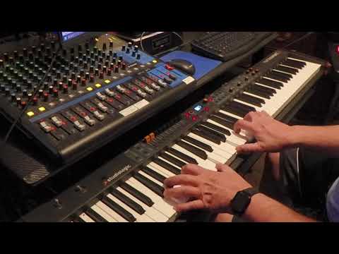 Numa Compact 2X Playing Keyboards Over MIDI.