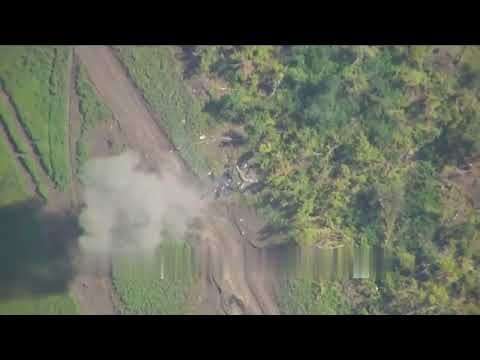 A Russian Lancet drone destroyed a Polish T91 Twardy tank.