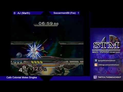 Cafe Colonial 6/7/16 Soccermom69 (Fox) vs AJ (Marth)