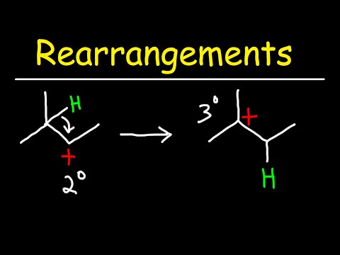 SN1 Carbocation Rearrangements - Hydride Shift & Methyl Shift